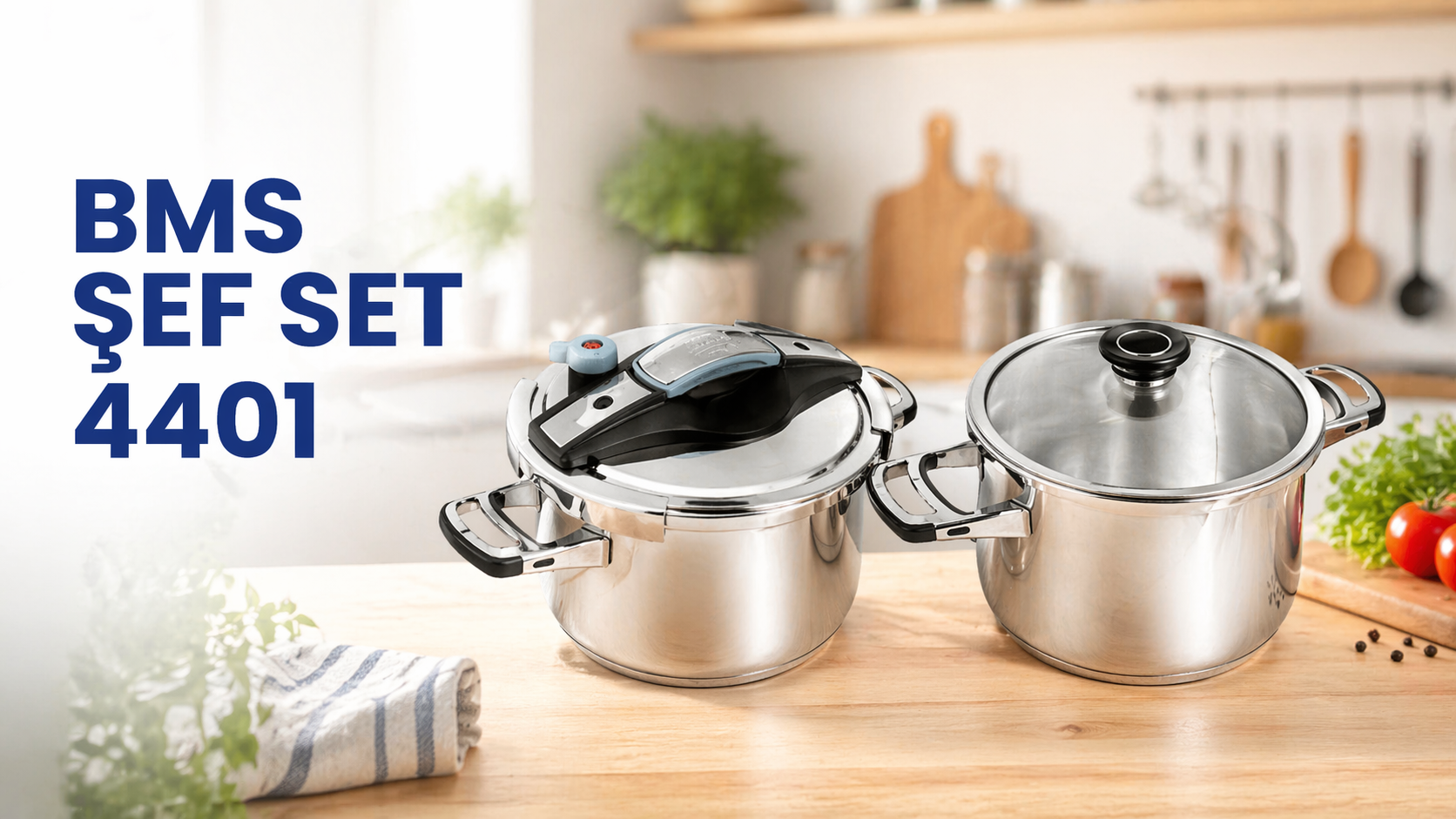 BMS ŞEF SET TENCERE SETİ 4405